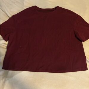 Women's Burgundy Top